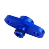 PQY RACING - Hoge kwaliteit 1/8 NPT Fuel Raildrukregelaar Adapter Blauw voor NISSAN TOYOTA SUBARU PQY-FPA12