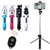 Bluetooth Shutter Yeni teklifte tripod El Uzatılabilir Monopod -yerleşik ile kaymaz Süper Bluetooth kontrol selfie'si sopa