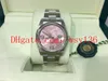 Luxury High Quality Datejust Steel 36mm Ladies Watch 116200 Pink Floral Dial Movimento Orologi automatici Orologi da donna Scatola originale / Documenti