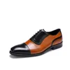 Men de cuir authentique simple printemps automne dentelle up italien robe oxfords Business Wedding chaussures