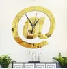 Digitale 3D-Wanduhr in Buchstabenform, groß, dekorativ, modernes Design, große geräuschlose Acryl-Küchenuhr, Wandbild für Heimdekoration 60057