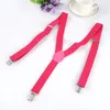 New Mens Womens Unisex Clipon Suspenders Elastic YShape Adjustable Braces Colorful For Female Male Fashion Accessory3139337