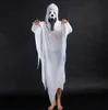 Halloween Mantello fantasma bianco cosplay party diavolo vestiti festival fantasma costume abbigliamento Spaventoso mantello per bambini all'ingrosso per adulti