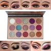 BEAUTY GLAZED Paleta de sombra de ojos con brillo prensado de 15 colores, paleta magnética de brillo profesional de larga duración, cosmética de diamante