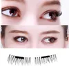 4 stks / paren magnetische wimpers verlenging oog schoonheid make-up accessoires zachte haar magnetische wimpers dropship valse wimpers