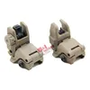 M4 AR15 Front Tactical and Rear Flip Up Sight Rapid Transition Backup Folding Sight for 20mm Picatinny