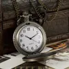 Ancient Pocket Watch Fob Chain Flower Rose Engrave Clock Mens Flip Bronze Case Watch Vintage Male Watches for Men Women Gifts