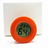 Circular embedded electronic temperature hygrometer, pet hygrometer, acrylic box creeping box thermometer