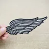 10 sztuk Punk Wings Stripe Haftowane łaty Odznaki do odzieży Tkaniny Patch Aplikacja Prasowanie na łaty Akcesoria do szycia dla DIY Ubrania