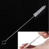 Drinking Stainless Steel Straw Brush Metal Reusable Cocktail Drinking Straw Cleaner Brushes Nylon Brush For Straw