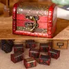 Nouveau Mini boîtes de rangement Vintage boîte à bijoux organisateur mallette de rangement motif de fleurs conteneur en métal à la main petites boîtes WX9-754