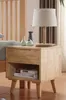 Тумбочка Северо-Европейский твердой древесины тумбочка простой современный дуб шкафчиком небольшая спальня мебель тумбочка