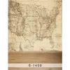 Vieux monde carte mur photographie toile de fond rétro Vintage plancher en bois nouveau-né bébé génie enfants enfants Photo Studio arrière-plans
