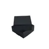 6 5 6 2 cm 50 pièces Lot noir cadeau Carton Kraft boîte de papier de mariage boîte de bonbons faveurs de fête boîtes de rangement de savon bijoux paquet Box256n