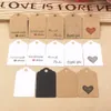 200pcs Kraft Paper Lovely Gift Tags DIY Handmade Tags Baking Bags Packing Labels for Flower Cosmetics Jewelry bottle Drink1310R