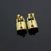 Titan-Stahl-L-Lock-Ohrstecker, Ohrstecker, Roségold-Ohrstecker für Damenschmuck