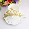 Filles couronne bandeau princesse diadèmes couronne or argent bandeau élastique cadeau d'anniversaire pographie accessoires infantile bébé bandeau 3144341