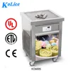 ETL CE NSF 52 * 52 CM Kare Tava Rulo Dondurma Makinesi Mutfak Ekipmanları