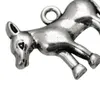 2021 Nowy Mała Dekoracja Metal Donkey Animal Charm Akcesorory