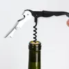 ワインボトルオープナーコークスクリューボトルオープナーキッチンツールウェイタープロフェッショナルワインキーは、バーテンダーサーバーのためにダブルヒンジSOMMELI1899532