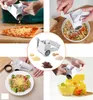 Cheese Nuts Slicer Graters Stainless Steel Ginge Crusher Garlic Hand Press Garlic Slicer Masher Kitchen Tools c456