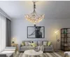 Hot Modern Crystal Chandelier G4 13bulb 19bulb LED Ceiling Pendant Lighting Lamp High Quality LED Light Chandelier