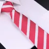 2018 남자 여자 8cm 스트라이프 실크 넥타이 웨딩 비즈니스 넥타이 노란색 넥타이 corbatas kravatte stropdas cravate pour homme
