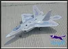 F-22 Raptor Stealth Fighter EPO Plane Airplane RC Model Hobby Toy 64mm EDF Jet 4Ch Planehave Kit eller PNP