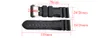 24 mm 26 mm boucle 22 mm hommes Watch Band Braceuse de sangle en caoutchouc en silicone en silicone