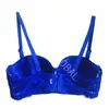 Mulheres Lace Varanda Bra com Keyhole Underwired Push Up Bra H160