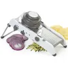 Nieuwe ontwerphandleiding Julienne Groente Cutter Mandoline Slicer Fruit Groente Gereedschap Aardappel Cutter Wortel Grater Keukengereedschap