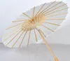 Livraison gratuite 50 pcs/lot nouveau long manche en plein air mariage papier Parasols chinois artisanat parapluies diamètre 23.6 pouces