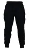 Casual esportes jogger calças chinos corredores magros cor sólida suor calça respirável cintura elástica moda masculina calças compridas Clothin269G