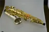 العلامة التجارية الجديدة A-WO37 Alto Saxophone Silver Plating Gold Key Profession
