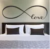 22 * 60cm / 44 * 120 cm slaapkamer muurstickers decor infinity symbool woord liefde vinyl kunst muursticker decals decoratie