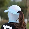 Summer Woman Sun Hat High Quality 360 ° Anti-UV Sunbonnet Składany Mężczyźni Sport Outdoor Regulowany Plażowa Czapka Nice Zapobiegaj Ukąszenia Owadu Bezpłatny statek