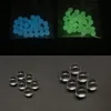 6mm 8mm Quartz Terp DAB Perły Wstaw Luminous Green Clear Blue Light Blue Pearls Quartz Do Płaskiego Top Quartz Banger Nails Szklane bongs