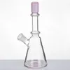 14mm feminino tubo de água de vidro com vidro para baixo haste gancho de vidro gancho bong fumar bong heady copo bubbler 936