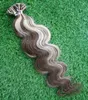 P8 / 613 Body Wave Wave Keratin Capsules Human Fusion Hair 100G / Strands Nail U Tip Machine Makey Remy preanded estensione dei capelli