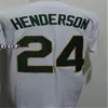 2016 Mens Womens Kids #4 Coco Crisp 24 Ricky Henderson 52 Yoenis Cespedes 회색 흰색 노란색 녹색 야구 유니폼