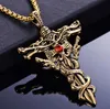 dragon cross pendant