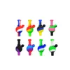 Nuovo design tappo in silicone carb bolla colorata 3 tipi cupola di bottiglia per chiodo banger 2mm 3mm 4mm banger chiodi senza cupola Dab Rig6399188