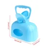 Portable Pet Pooper Scooper Dog Waste Scoop Sanitary Pickup Remover for Outdoor Cleaning Puppy Cat Kitten Free Poop Bags Gift