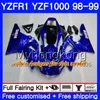 ヤマハYZF R 1 YZF 1000 YZF1000 YZFR1 98 99フレーム235hm.0 YZF-1000 YZF-R1 98 99ボディYZF R1 1998 1999フェアリンググリーンフレームBLK
