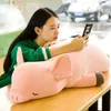 Dorimytrader Large Soft Lying Pink Piggy Plush Toy Stuffed Fat Animals Pig Doll Pillow 80cm 100cm 120cm Valentine's Day Present DY61996