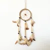Small dream catcher feather decor home hanging party decorations 6 colors mixed whosale