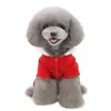 Huisdier Puppy Dog Santa Claus Warm Winter Kleding Kostuum Jas Kleding Decoratie Kerstfeest Evenementen Pet Honden Accessoires