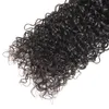 Kinky Krullend 13 * 4 Kant Frontaal met Bundels Beste Kwaliteit Braziliaanse Maagdelijk Haar Weave 3 Bundels met Frontale Hair Extensions 12-26 Inch