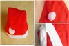 Santa Claus Hat Red Christmas Cosplay Hats Adults Kids Christmas Party Xmas Dress Up Caps DHL FREE