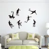 Piłka nożna Piłka nożna Naklejka ścienna Naklejka Kids Room Decor Sport Boy Sypialnia Soccer Gracz Art Naklejka Wall Home Decor